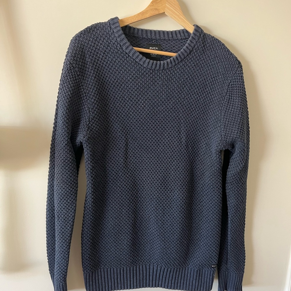 RVCA Men's Navy Sweater
